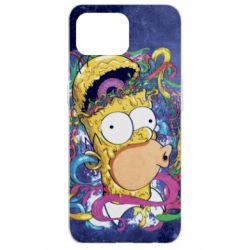 Чехол для Oppo Reno 4 Lite In Homer's head - PrintSalon