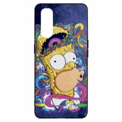 Чехол для Oppo Find X2 In Homer's head - PrintSalon