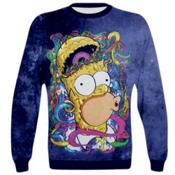 3D свитшот In Homer's head - PrintSalon