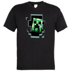 Мужская футболка  с V-образным вырезом In the tunnel - PrintSalon