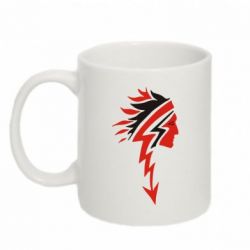 Чашка 320ml индеец