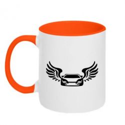 Чашка двокольорова Infiniti wings-PrintSalon Чашка двокольорова Infiniti wings