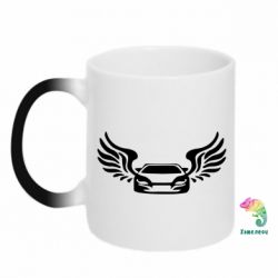 Чашка-хамелеон Infiniti wings - PrintSalon