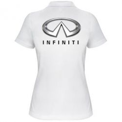 Жіноче поло Infinity Logo 3D - PrintSalon