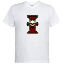 Чоловіча футболка з V-подібним вирізом інквізиція warhammer - PrintSalon