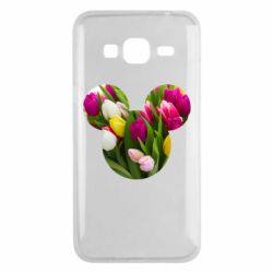 Чехол для Samsung J3 2016 Inner world flowers mickey mouse - PrintSalon