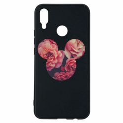 Чехол для Huawei P Smart Plus 2018 Inner world flowers mickey mouse - PrintSalon