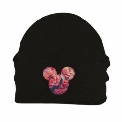 Шапка флисовая Inner world flowers mickey mouse-PrintSalon Шапка флисовая Inner world flowers mickey mouse