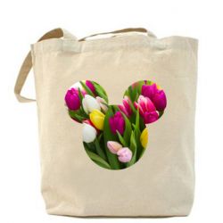 Шоппер Inner world flowers mickey mouse