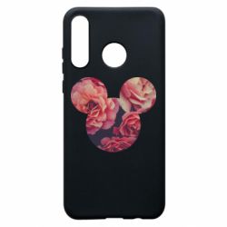 Чехол для Huawei P30 Lite Inner world flowers mickey mouse