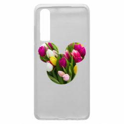Чехол для Huawei P30 Inner world flowers mickey mouse - PrintSalon