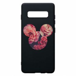Чехол для Samsung S10+ Inner world flowers mickey mouse