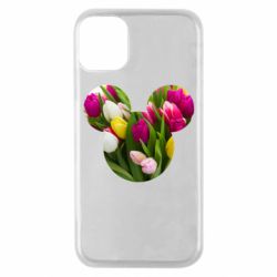 Чехол для iPhone 11 Pro Inner world flowers mickey mouse - PrintSalon