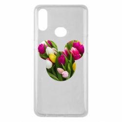 Чехол для Samsung A10s Inner world flowers mickey mouse - PrintSalon