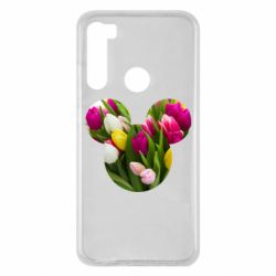 Чехол для Xiaomi Redmi Note 8 Inner world flowers mickey mouse - PrintSalon