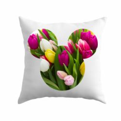 Подушка Inner world flowers mickey mouse