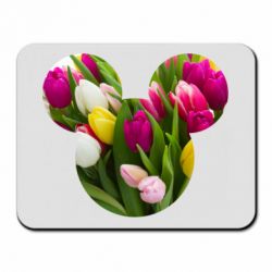 Килимок для миші Inner world flowers mickey mouse