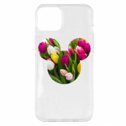Чехол для iPhone 14 Plus Inner world flowers mickey mouse - PrintSalon