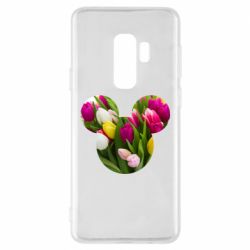 Чехол для Samsung S9+ Inner world flowers mickey mouse