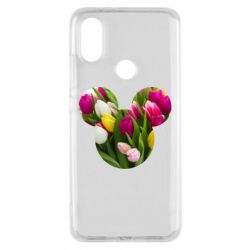 Чехол для Xiaomi Mi A2 Inner world flowers mickey mouse - PrintSalon
