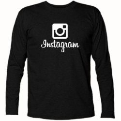 Футболка с длинным рукавом Instagram - PrintSalon