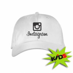 Детская кепка Instagram - PrintSalon