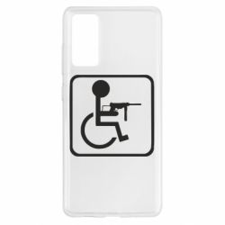 Чехол для Samsung S20 FE Инвалид с MP40 - PrintSalon