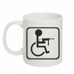 Чашка 320ml Инвалид с MP40-PrintSalon Чашка 320ml Инвалид с MP40