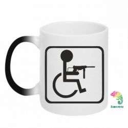 Чашка-хамелеон Інвалід з MP40