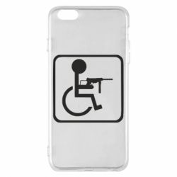 Чехол для iPhone 6 Plus/6S Plus Инвалид с MP40 - PrintSalon