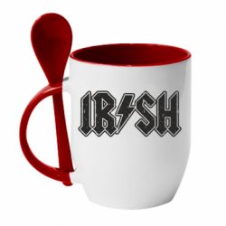 Чашка з ложкою Irish AC/DC - PrintSalon