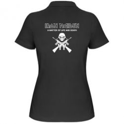 Женское поло Iron Maiden - PrintSalon