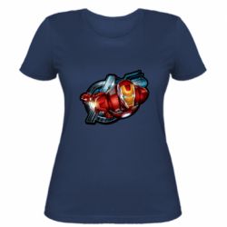 Жіноча футболка Iron Man and Avengers - PrintSalon