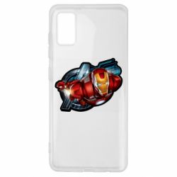 Чехол для Samsung A41 Iron Man and Avengers
