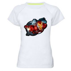 Жіноча футболка для спорту Iron Man and Avengers - PrintSalon