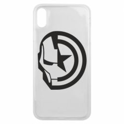 Чохол для iPhone Xs Max Iron Man and Captain America - PrintSalon