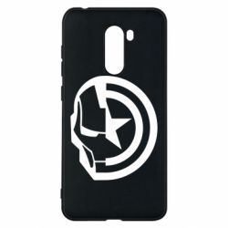 Чохол для Xiaomi Pocophone F1 Iron Man and Captain America - PrintSalon