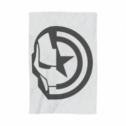 Рушник з принтом Iron Man and Captain America - PrintSalon