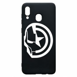 Чохол для Samsung A20 Iron Man and Captain America - PrintSalon