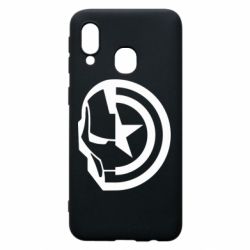 Чохол для Samsung A40 Iron Man and Captain America - PrintSalon