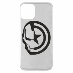 Чохол для iPhone 11 Iron Man and Captain America-PrintSalon Чохол для iPhone 11 Iron Man and Captain America