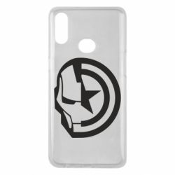 Чехол для Samsung A10s Iron Man and Captain America