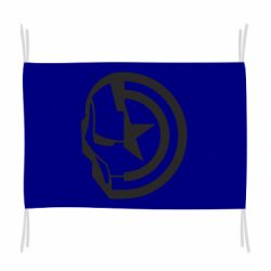 Прапор Iron Man and Captain America - PrintSalon