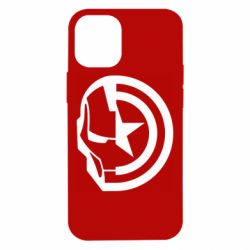 Чохол для iPhone 12 mini Iron Man and Captain America - PrintSalon