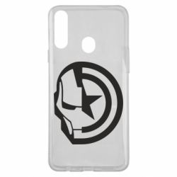 Чохол для Samsung A20s Iron Man and Captain America - PrintSalon