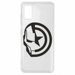 Чехол для Samsung A41 Iron Man and Captain America