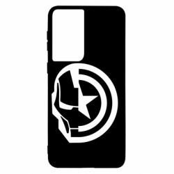 Чехол для Samsung S21 Iron Man and Captain America
