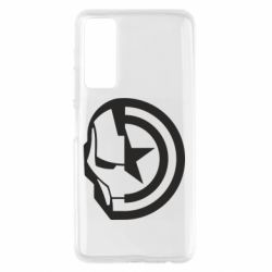 Чохол для Huawei P Smart 2021 Iron Man and Captain America - PrintSalon