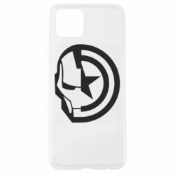 Чехол для Oppo A92s Iron Man and Captain America-PrintSalon Чехол для Oppo A92s Iron Man and Captain America