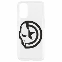 Чохол для Oppo Reno 4Iron Man and Captain America - PrintSalon